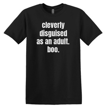 Cleverly Disguised Unisex Gildan Heavy Cotton Crew Neck Tee