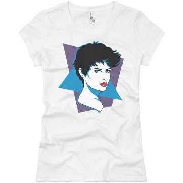 1980's T-Shirt Junior Fit Basic Bella Favorite Tee