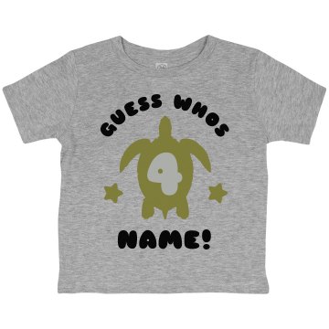 I'm Four Birthday Toddler Gildan Ultra Cotton Crew Neck Tee