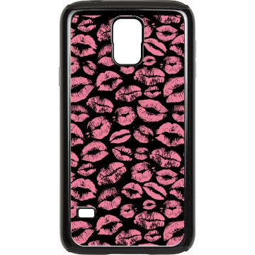 Kisses Samsung Case Rubber Samsung Galaxy S III Case Black