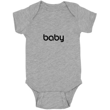 Baby Tee Infant Rabbit Skins Lap Shoulder Creeper