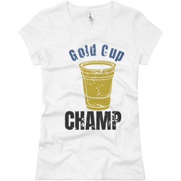 Gold Cup Champ Junior Fit Basic Bella Favorite Tee