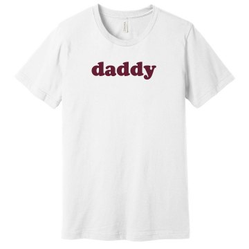 Daddy Pink Tee Unisex Basic Gildan Heavy Cotton Crew Neck Tee