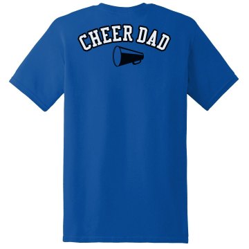Cheer Dad Unisex Gildan Heavy Cotton Crew Neck Tee