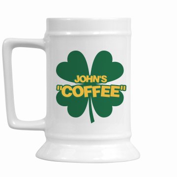 John's "Coffee" 16oz Ceramic Stein