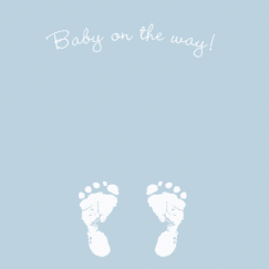 Baby On The Way Feet Tee