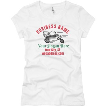 Food Truck Logo Tee Junior Fit Basic Bella Favorite Tee