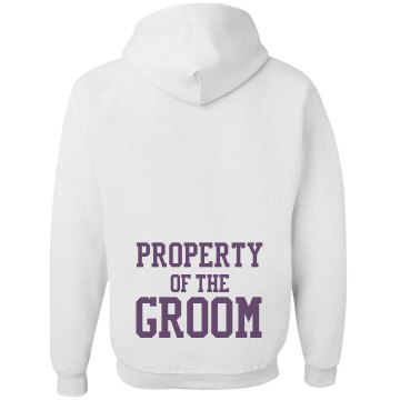 Property Of Groom w/Back Unisex Gildan Heavy Blend Hoodie