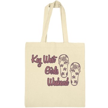 Girls Weekend Tote Liberty Bags Canvas Bargain Tote Bag
