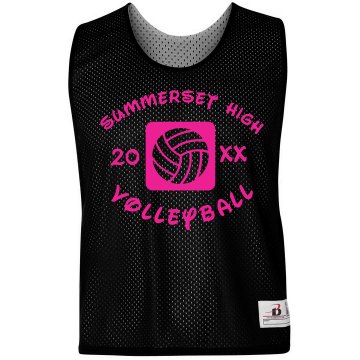 Neon Volleyball Pinnie Badger Sport Lacrosse Reversible Practice Pinnie