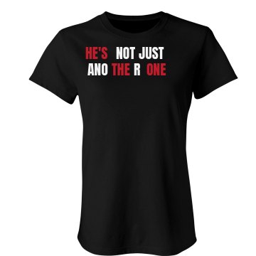 He's The One Junior Fit Bella Double V Sheer Jersey Tee