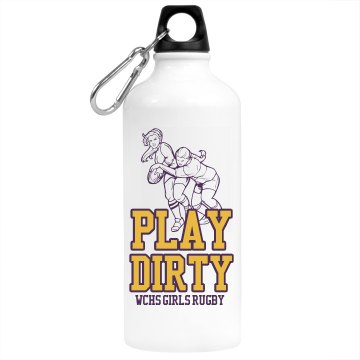 Girls Rugby Bottle Aluminum Water Bottle