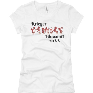 Krieger Family Blowout Junior Fit Basic Bella Favorite Tee