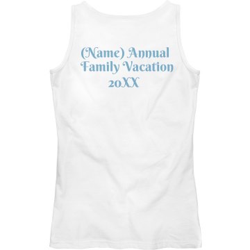 It's A Family Thing Junior Fit Bella 1x1 Rib Ringer Tee