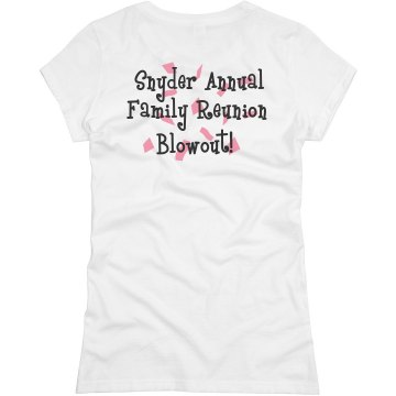 Snyder Reunion w/ Back Junior Fit Basic Bella Favorite Tee