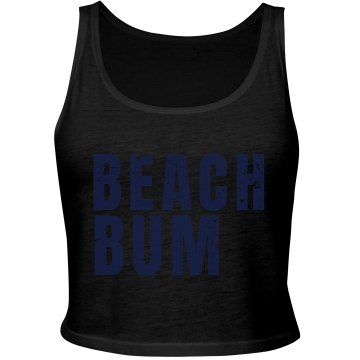 Beach Bum Junior Fit Bella Sheer Longer Length Rib Tank Top