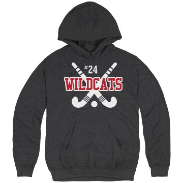 Field Hockey Hoodie Unisex Hanes Ultimate Cotton Heavyweight Hoodie