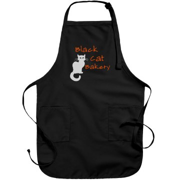 Black Cat Bakery Port Authority Adjustable Full Length Apron