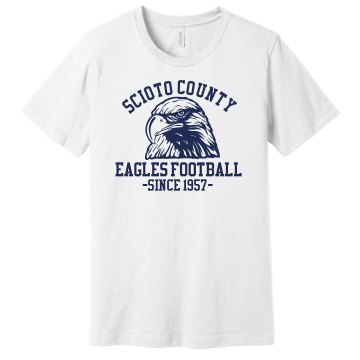 Eagles Football Unisex Gildan SoftStyle Tee