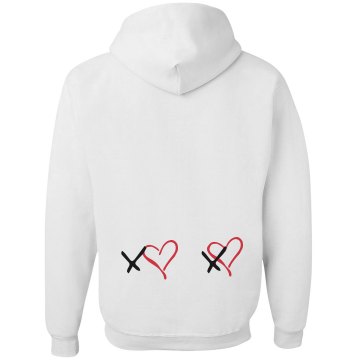 XOXO Hoodie Junior Fit Bella Fleece Raglan Zip Hoodie