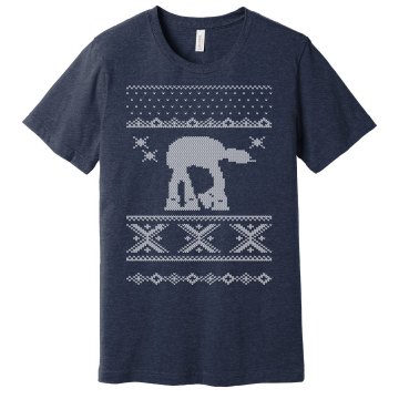 Ugly Sweater Strikes Back Unisex Gildan Heavy Cotton Crew Neck Tee