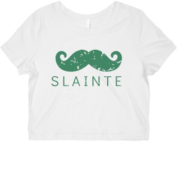 Slainte Misses Bella Flowy Boxy Lightweight Crop Tee