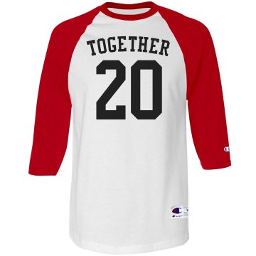 Together Baseball Tee Unisex Champion Raglan Baseball Tee