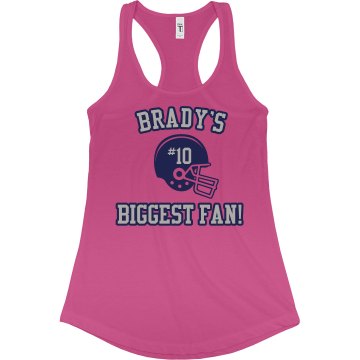 Cheer Squad Junior Fit Bella Sheer Longer Length Rib Racerback Tank Top