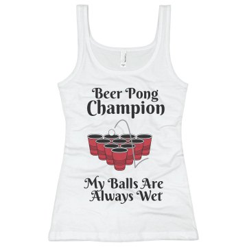 Beer Champ Tank Junior Fit Basic Bella 2x1 Rib Tank Top