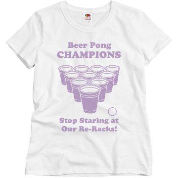 Re-Rack Pong Champ Tee Misses Relaxed Fit Basic Gildan Ultra Cotton Tee