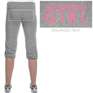 Powderpuff Chick Pants Junior Fit Bella French Terry Lounge Pants