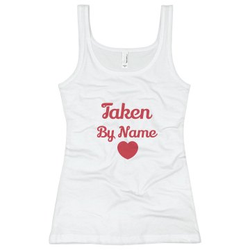 Taken by Jerome Junior Fit Bella Sheer Longer Length Rib Strap Tank Top