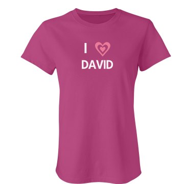 I Heart In Rhinestones Junior Fit Bella Crewneck Jersey Tee