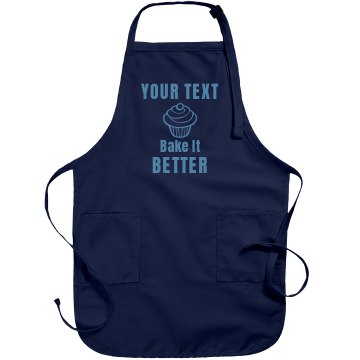 Moms Bake It Better Port Authority Adjustable Full Length Apron