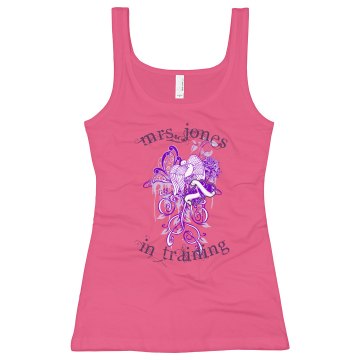 Mrs. Jones In Training Junior Fit Bella Sheer Longer Length Rib Strap Tank Top