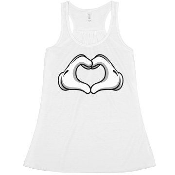 LA Crop Tank Misses Bella Flowy Boxy Lightweight Crop Tank