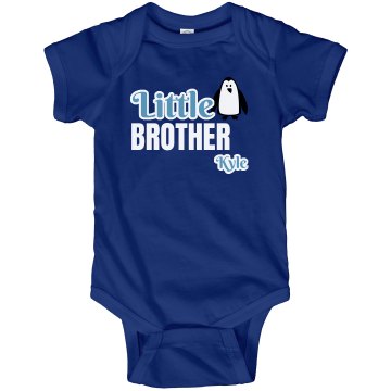 Little Brother Tee Infant Rabbit Skins Lap Shoulder Creeper