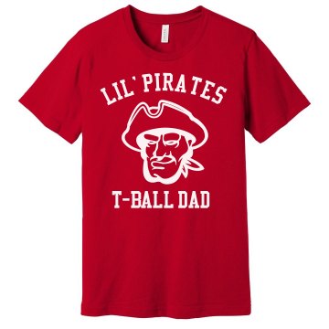 T-Ball Dad Unisex Gildan Heavy Cotton Crew Neck Tee