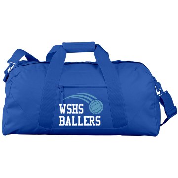 Volley Ballers Bag Port & Company Large Square Duffel Bag