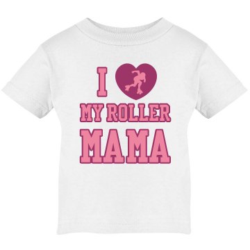 Roller Derby Mama Tee Infant Bella Baby Long Sleeve Lap Shoulder Tee