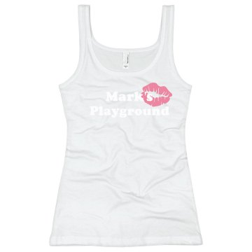 Mark's Playground Junior Fit Bella Longer Length 1x1 Rib Tank Top