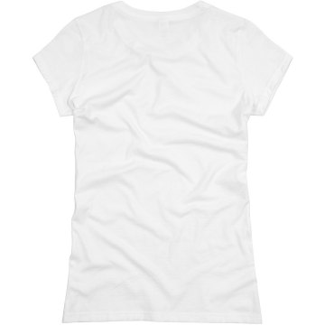 Leg Lamp w/ Back Junior Fit Basic Bella Favorite Tee