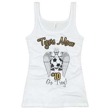 Soccer Mom Tank Junior Fit Basic Bella 2x1 Rib Tank Top
