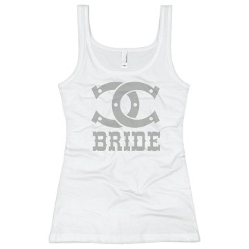 Cowgirl Bride Junior Fit Basic Bella 2x1 Rib Tank Top