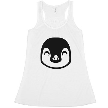 Giant Smiling Penguin Misses Bella Flowy Lightweight Tank