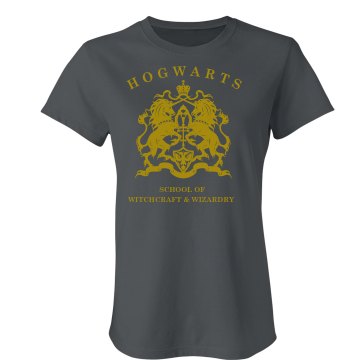 Hogwarts School Alumni Junior Fit American Apparel Fine Jersey Tee