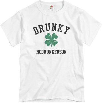 Drunky McDrunkerson Unisex Basic Gildan Heavy Cotton Crew Neck Tee
