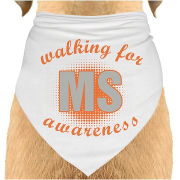 Walking For MS Bandana Dog Bandana