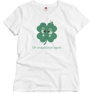 Unlucky St. Patrick's Day Misses Relaxed Fit Basic Gildan Ultra Cotton Tee