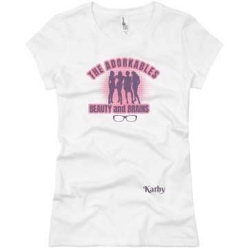 The Adorkables Junior Fit Basic Bella Favorite Tee